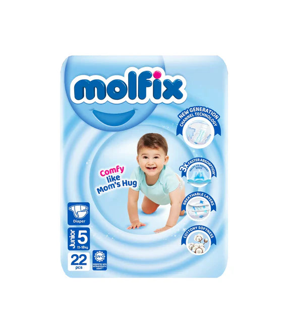 (MOLFIX) PAMPER PANT UV JUNIOR(5) 22PC TWIN PAC