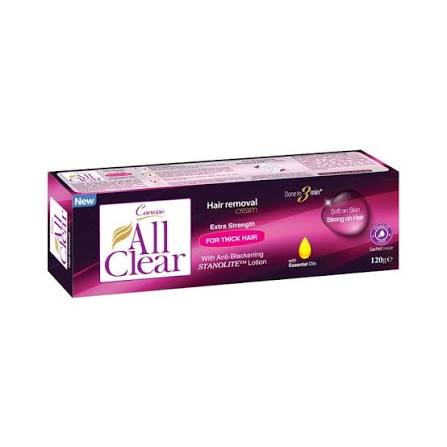 CARESSE ALL CLEAR HAIR REMOVAL TIBE CREAM ALL 120GM