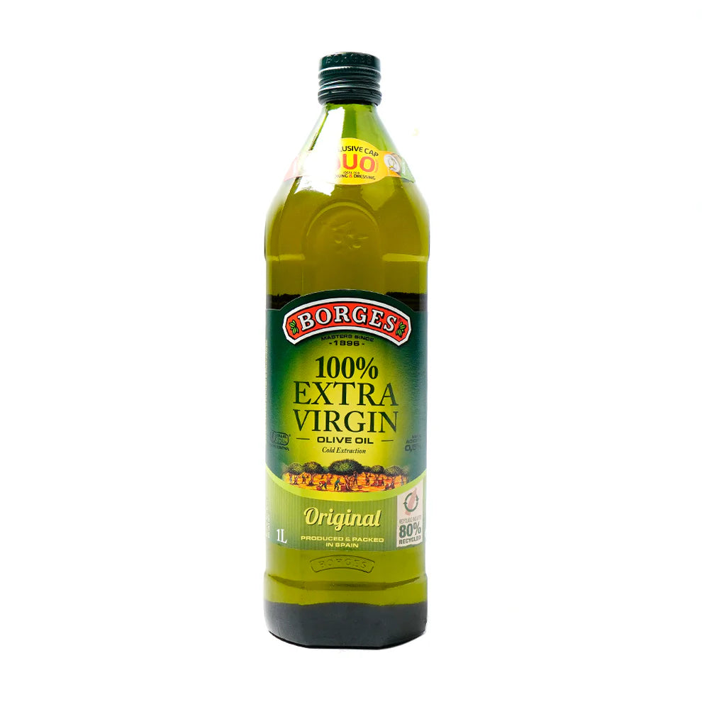 BORGES 100%EXTRA VIRGIN OLIVE OIL ORIGINAL 1 LITTE