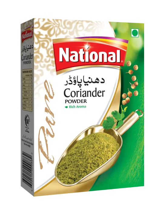 (NATIONAL) CORIANDER PODWER 100GM BOX