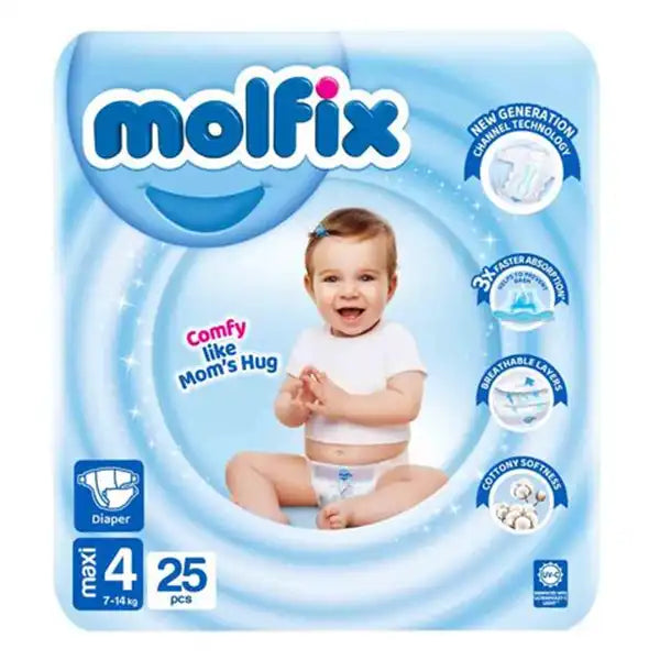 (MOLFIX) PAMPER 3D UV MAXI(4) TWIN 25PC