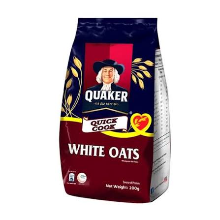 QUAKER WHITE OATS 200GM PACK