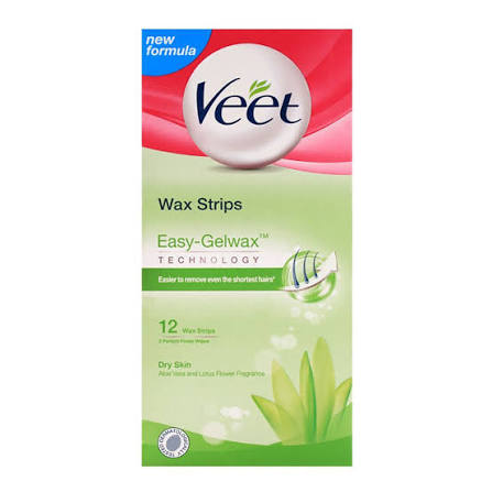 VEET WAX STRIPS 12 PC PACK