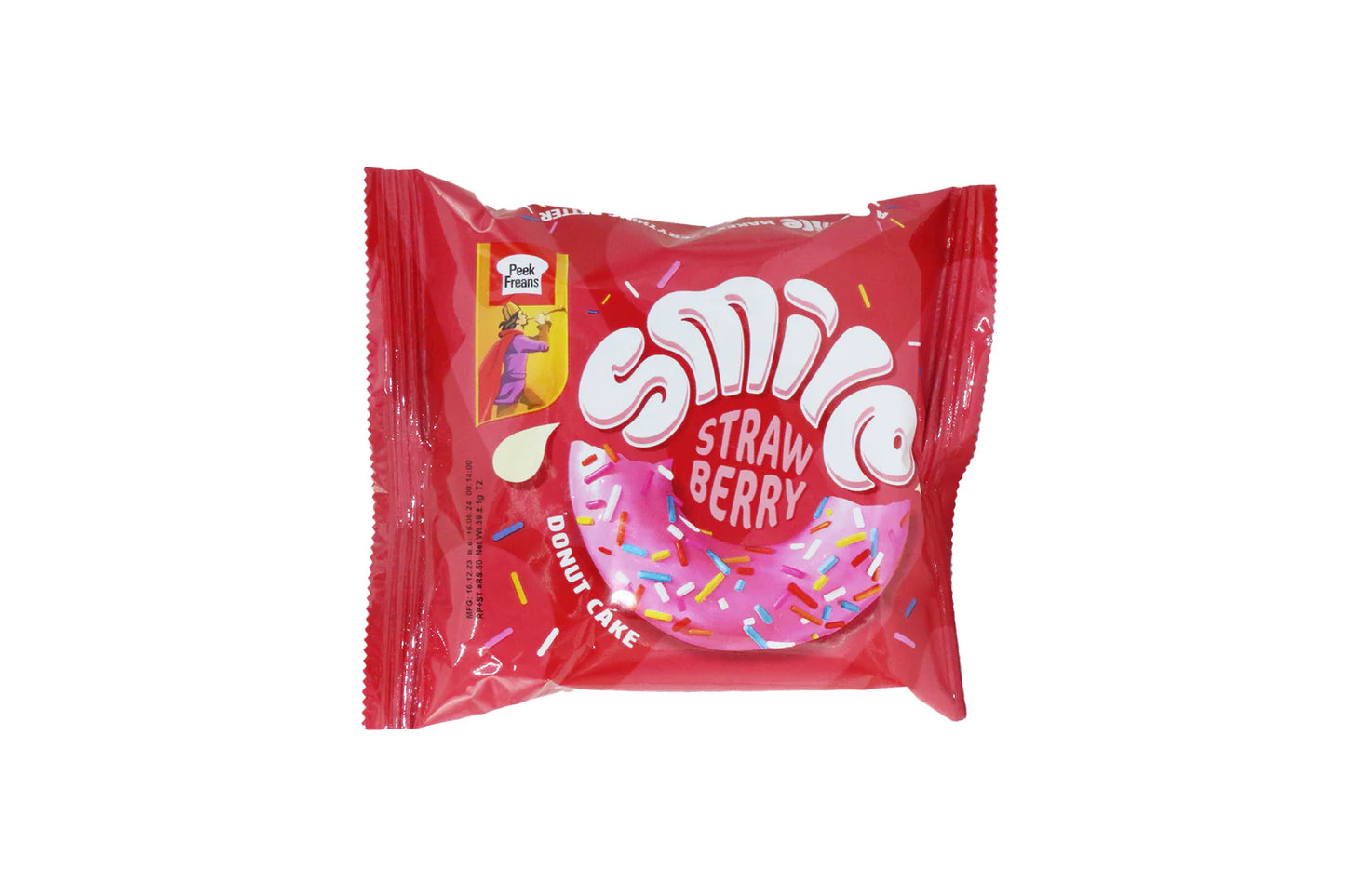 PEEK FREANS SMILE STRAWBERRY DONUT CAKE