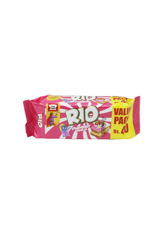 PEEK FREANS RIO BISCUIT HALF ROLL (STRAWBERRY & VANILLA