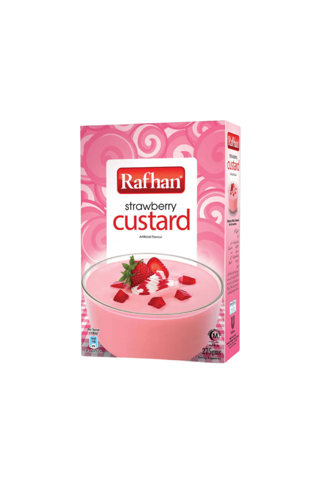 RAFHAN STRAWBERRY CUSTARD  275GM