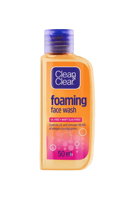 CLEAN & CLEAR FOAMING FACE WASH 50ML