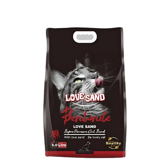 LOVE SAND BENTONITE CAT ROSE 5LTR