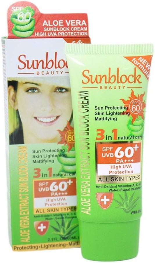 SUNBLOCK BEAUTY OLIVE EXTRACT SUN BLOCK CREAM 3 IN