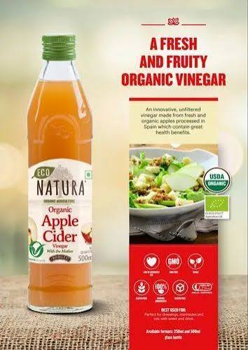 BORGES ECO NATURA L ORGANIC UNFILTERED VINEGER WITH MOTHER 500ML