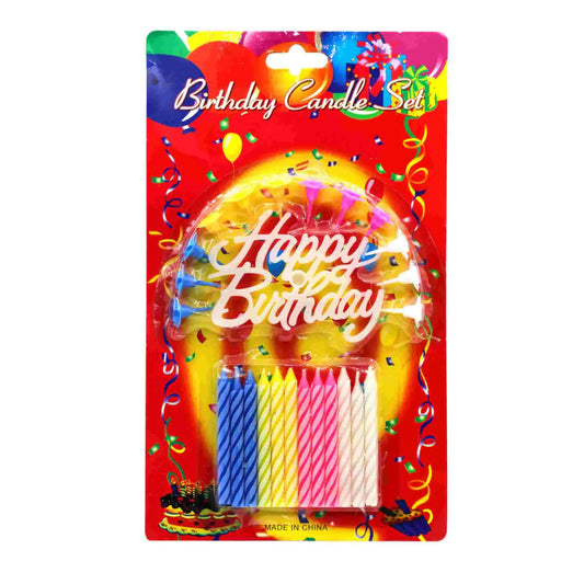 LOCAL BIRTHDAY CAKE CANDLES PACKET (SMALL)