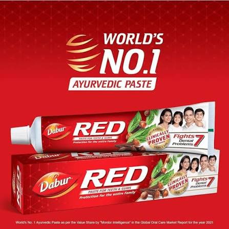 DABUR RED TOOTH PASTE 100GM
