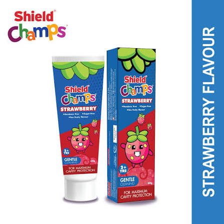 SHIELD CHAMP STRAWBERRY TOOTH PASTE 60GM