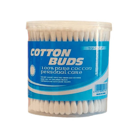 TIP TOP COTTON BUDSWOOD STICK IN JAR 300PC