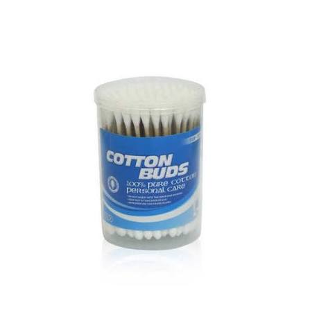 TIP TOP COTTON BUDS WOOD STICK IN JAR 100PC