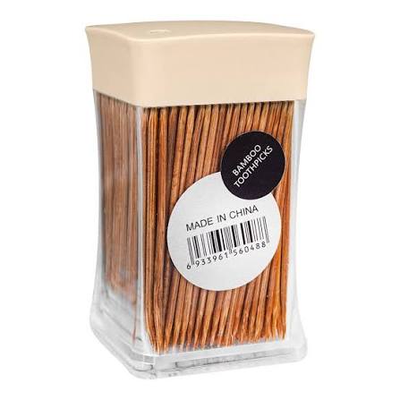 FANCY TOOTH PICK JAR
