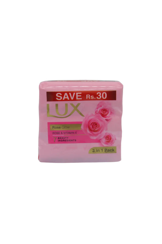 UNILEVER LUX SOAP (ROSE GLOW ROSE) 3 IN 1