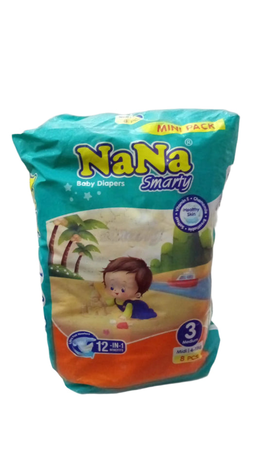 ( NANA ) PAMPER MINI MIDIUM(3) 8PC