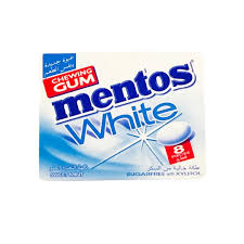 MENTOS WHITE CHEWING GUM 8 PCS